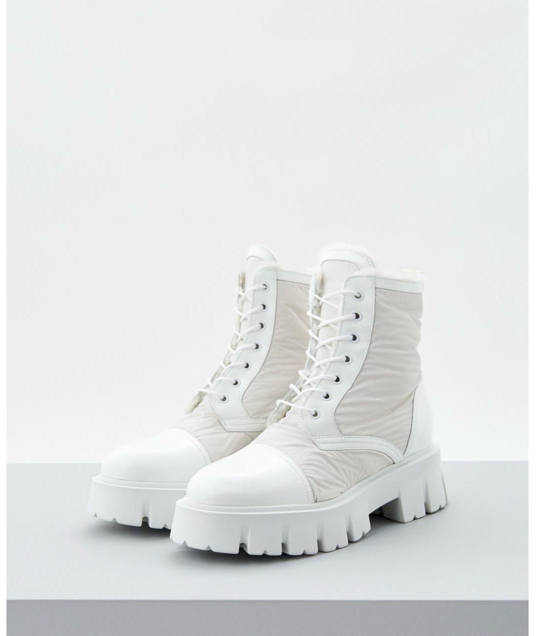 PREMIATA Белые кожаные ботинки, фото 2