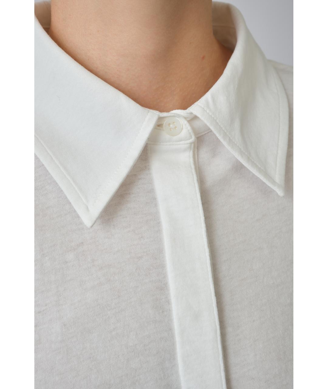 THE ROW Белый хлопковый джемпер / свитер, фото 7