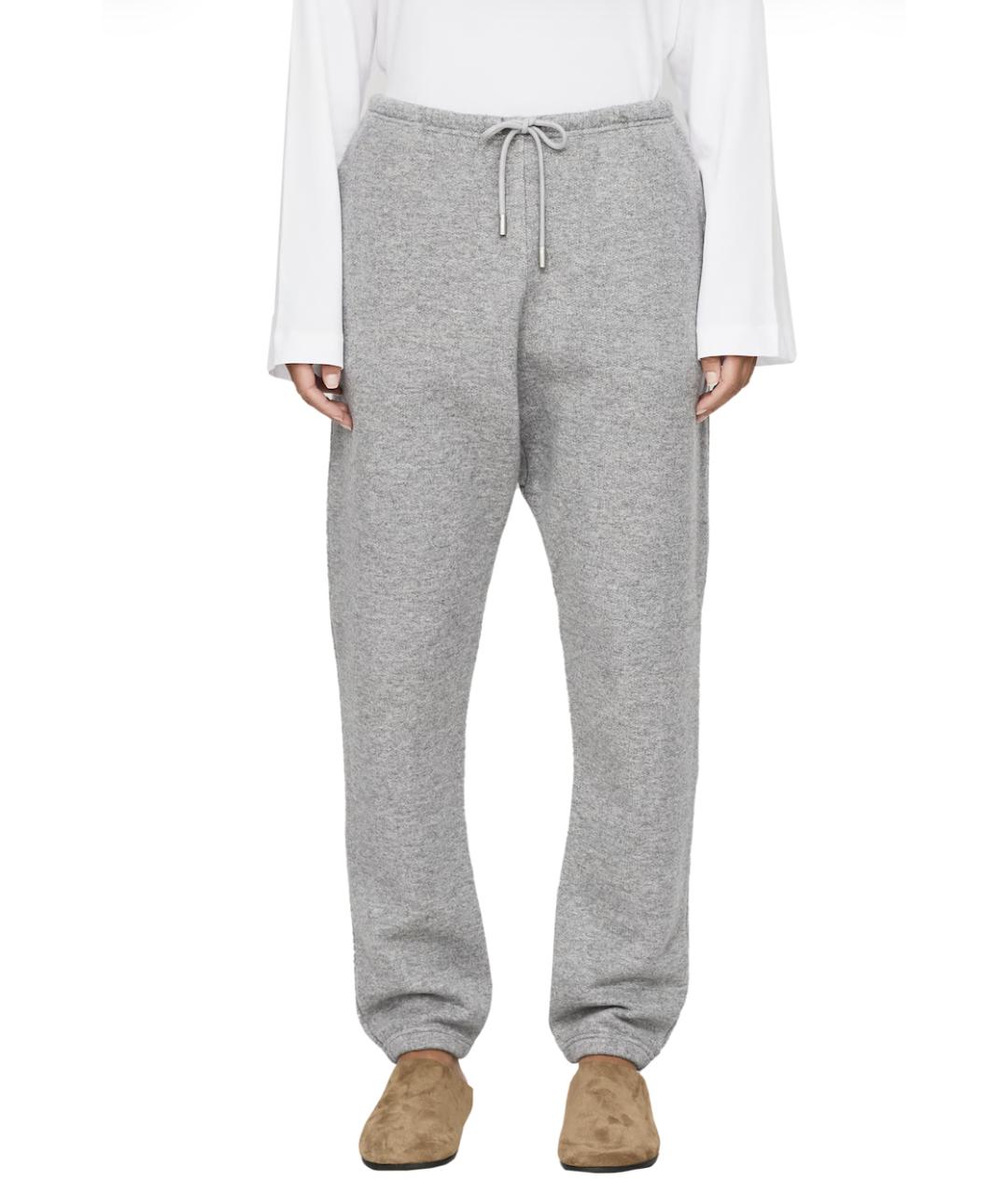 THE ROW Серые кашемировые прямые брюки, фото 2