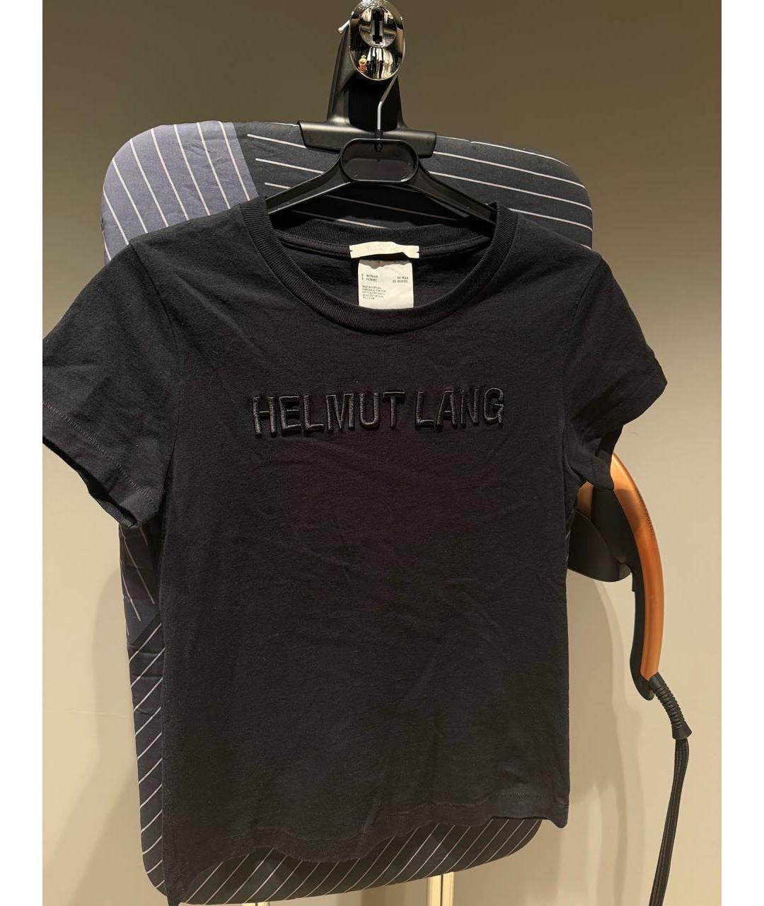 HELMUT LANG Черная хлопковая майка, фото 4