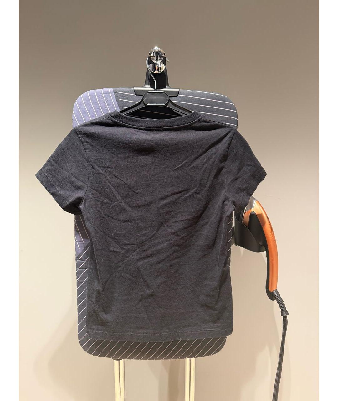 HELMUT LANG Черная хлопковая майка, фото 2