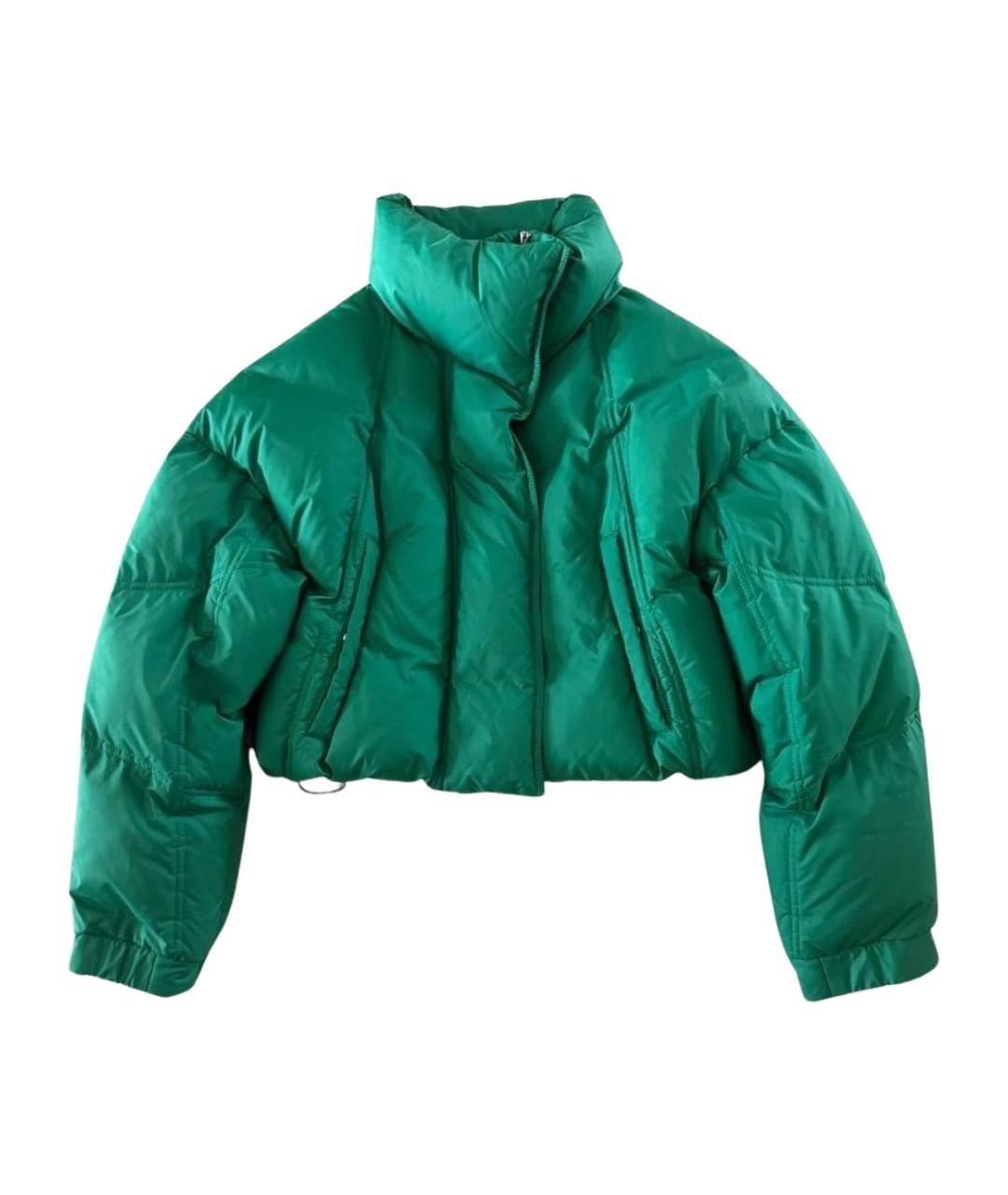 12 STOREEZ Зеленый пуховик, фото 1