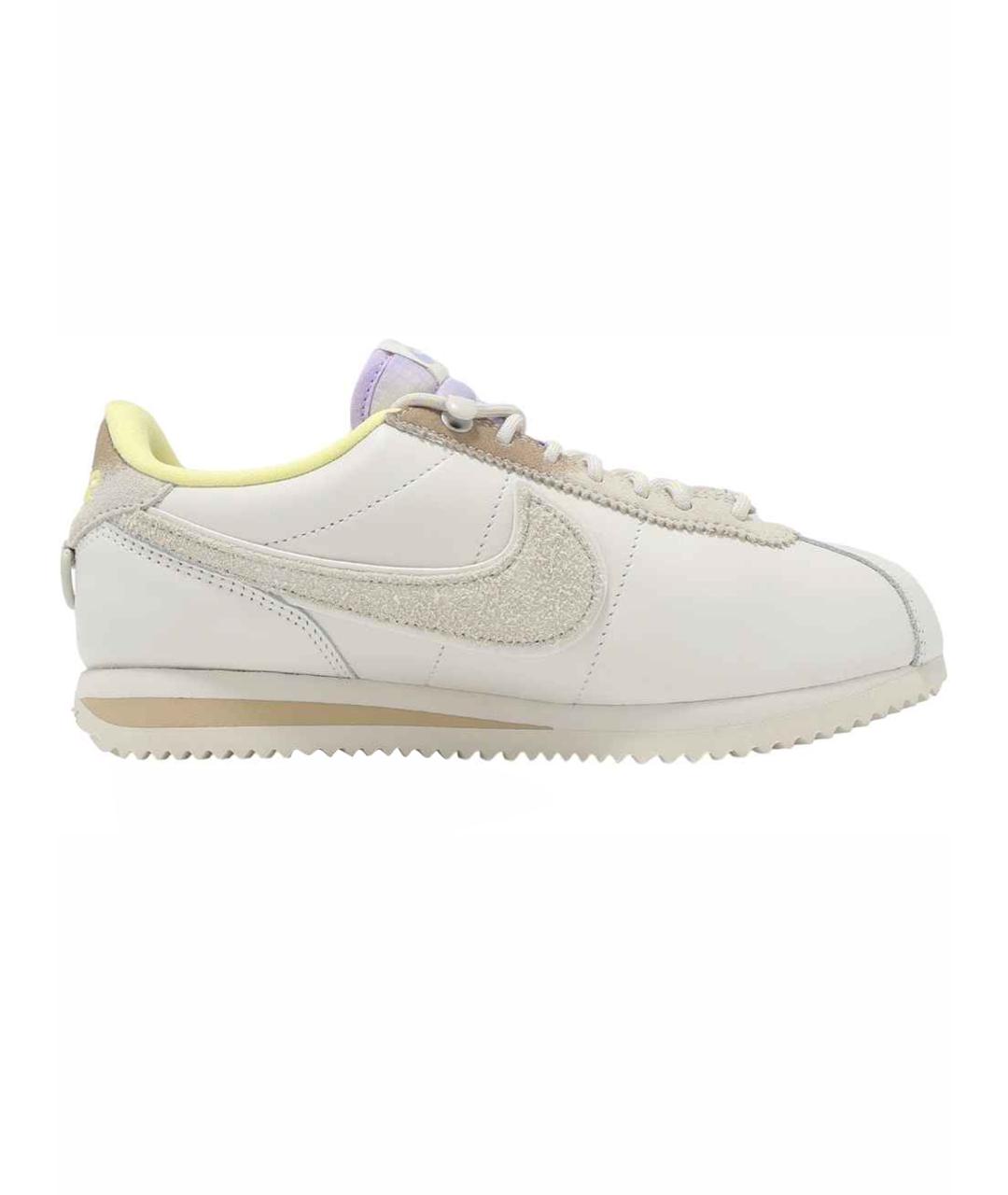 NIKE Бежевые кожаные кроссовки, фото 1