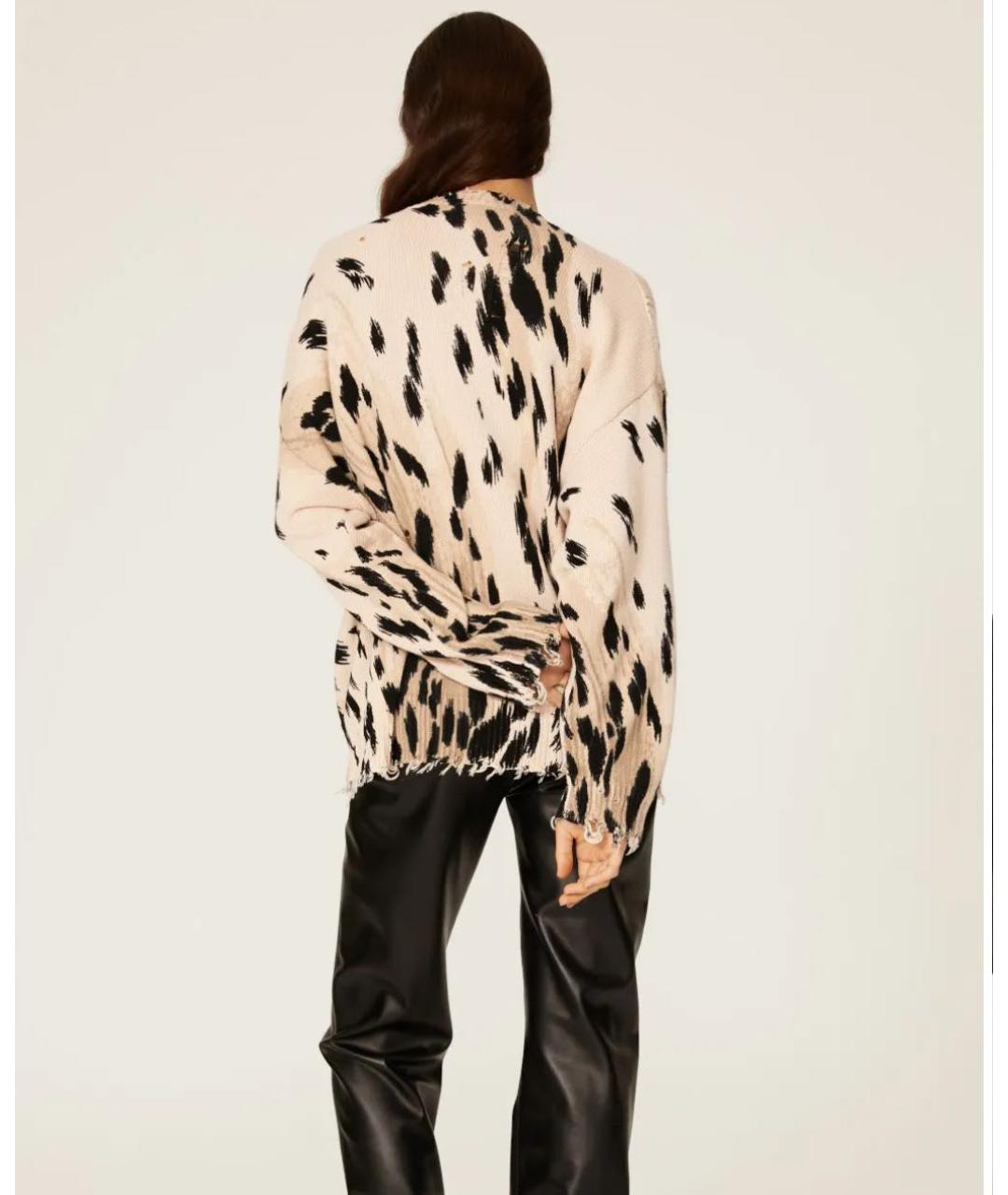 R13 Бежевый хлопковый джемпер / свитер, фото 2