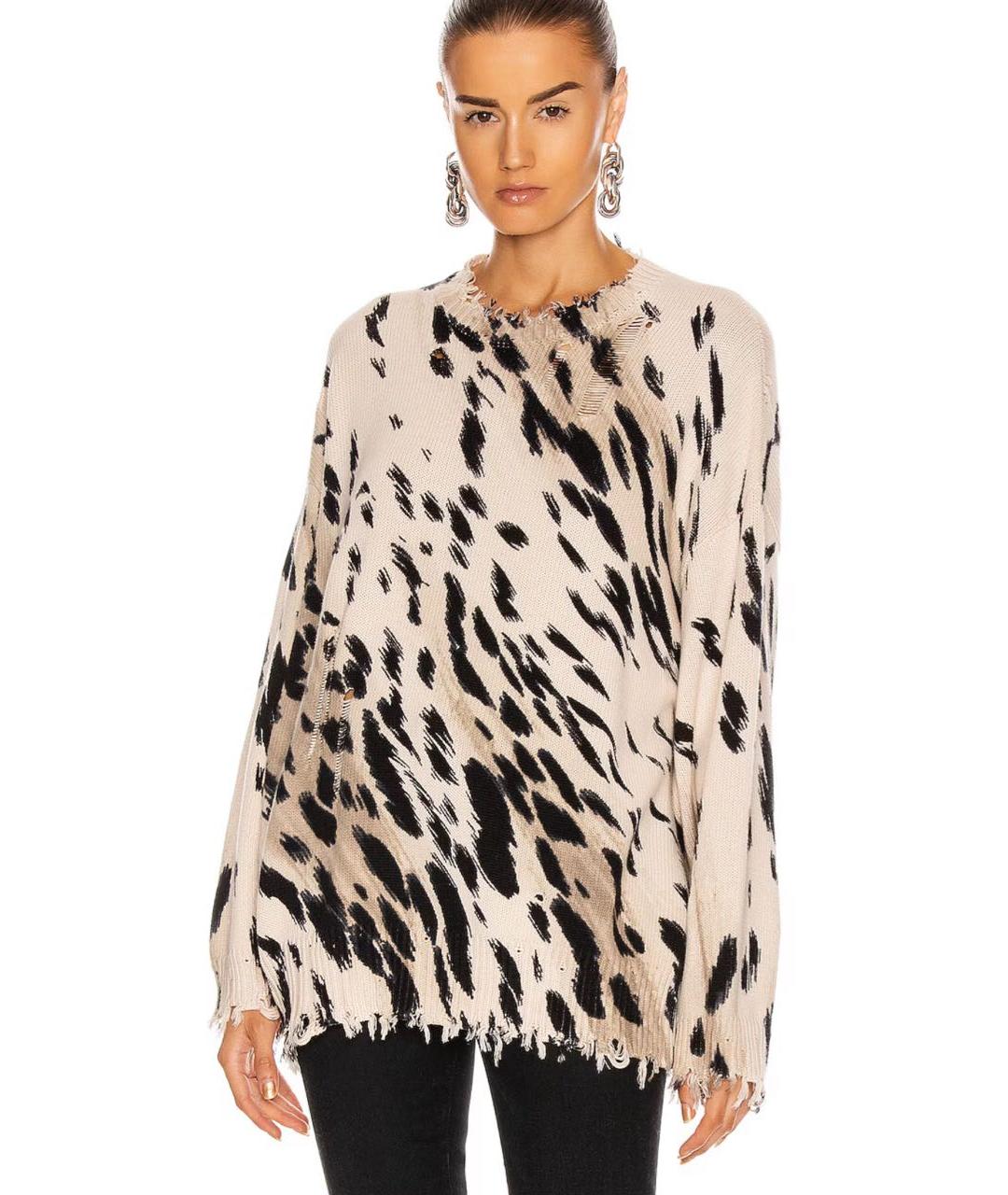 R13 Бежевый хлопковый джемпер / свитер, фото 5