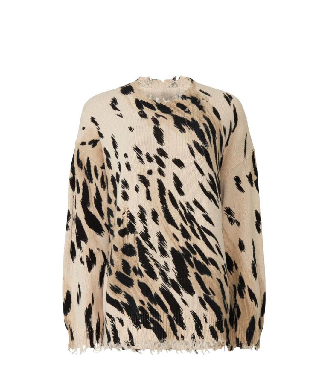 R13 Бежевый хлопковый джемпер / свитер, фото 1