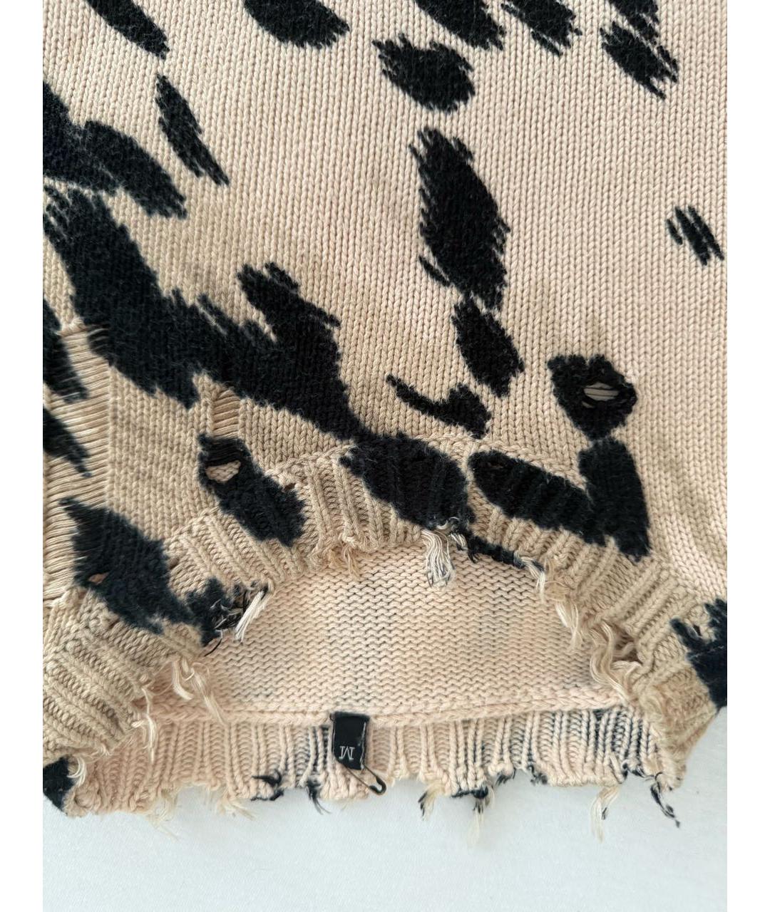 R13 Бежевый хлопковый джемпер / свитер, фото 4