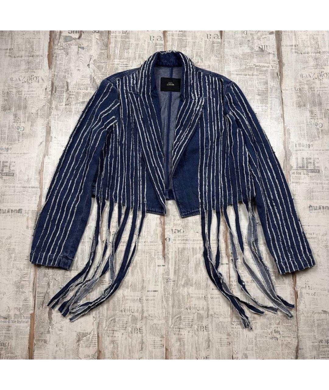 TWIN-SET Синий жакет/пиджак, фото 2