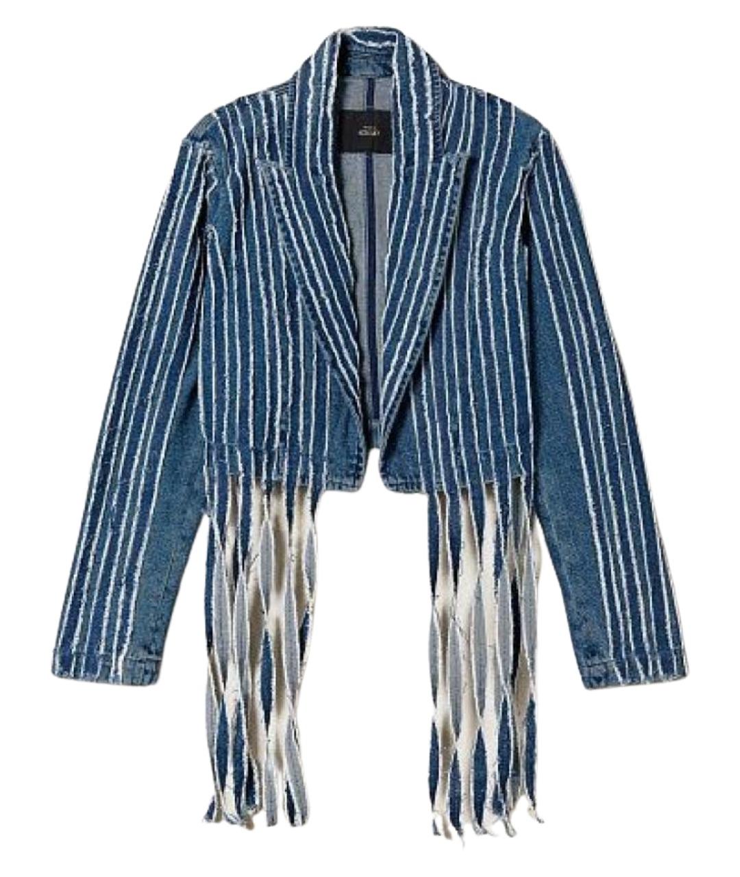 TWIN-SET Синий жакет/пиджак, фото 1