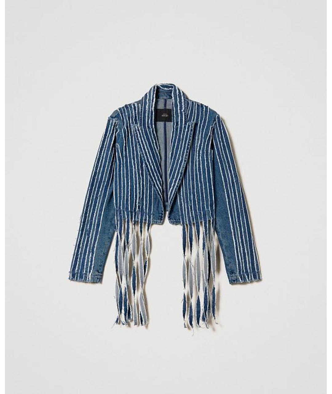 TWIN-SET Синий жакет/пиджак, фото 8