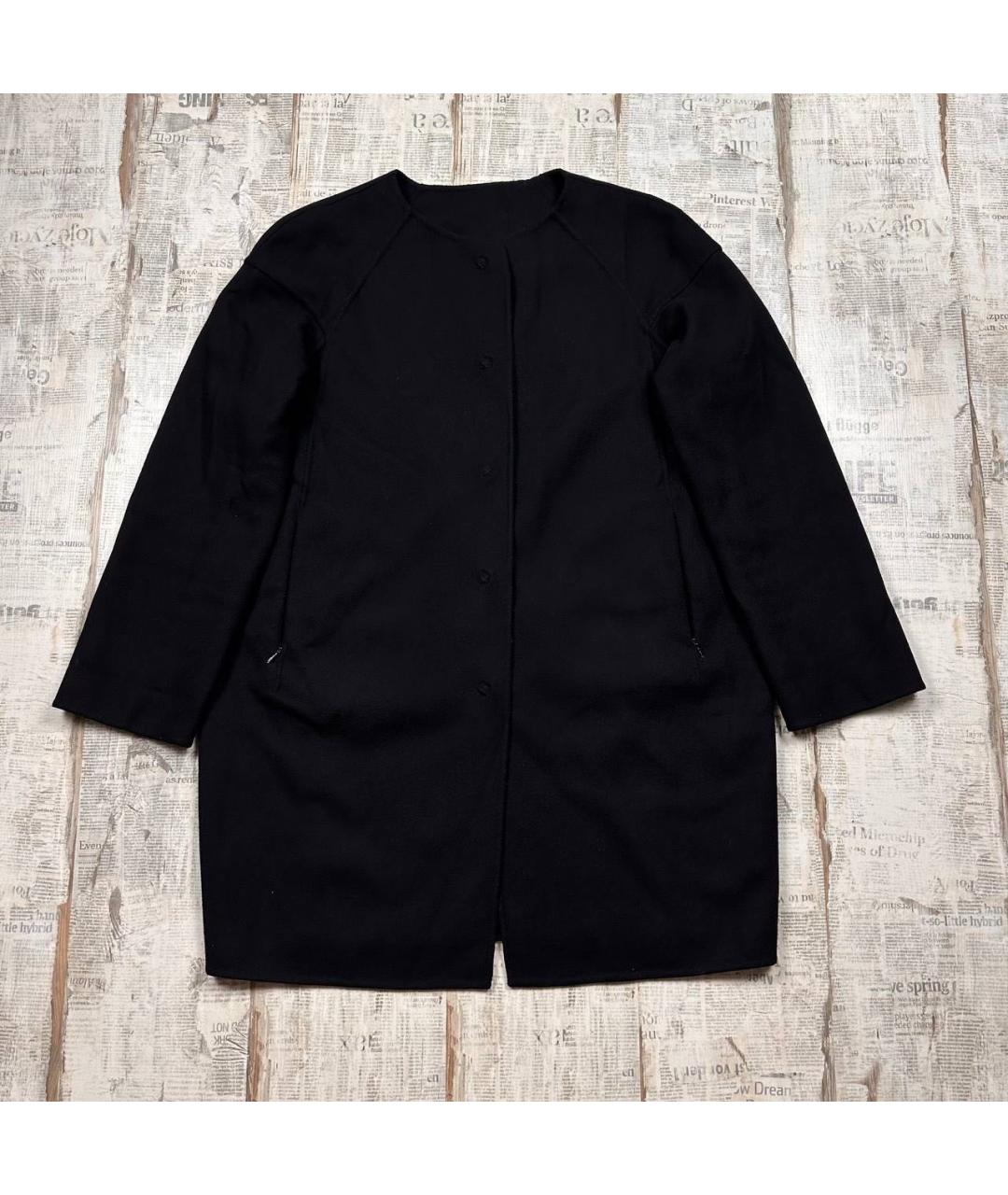 MONCLER Черное пальто, фото 9