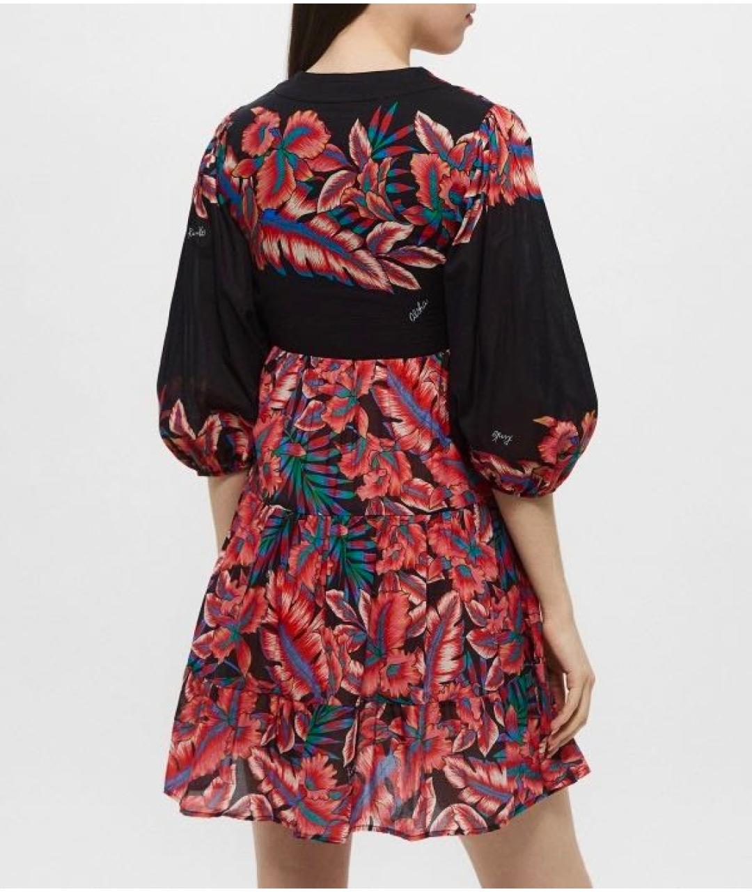 PINKO Мульти хлопковое повседневное платье, фото 3