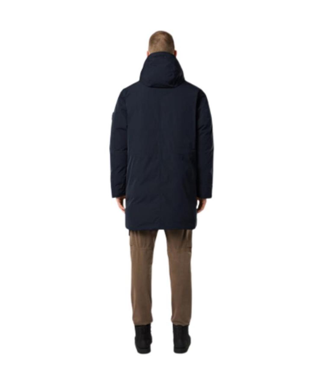 STONE ISLAND Темно-синий тренч / плащ, фото 4