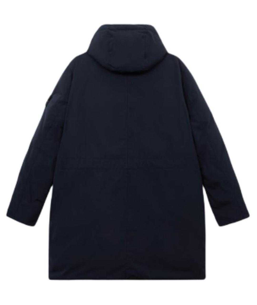 STONE ISLAND Темно-синий тренч / плащ, фото 2