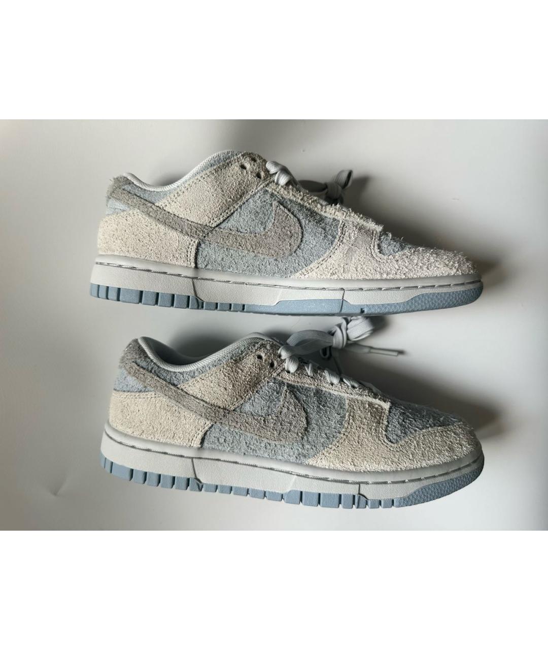 NIKE Голубые замшевые кроссовки, фото 2