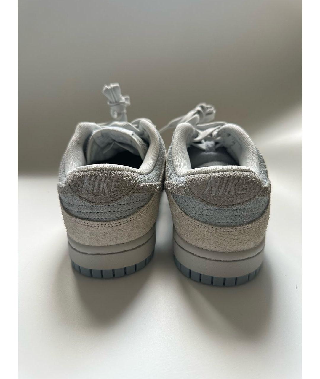 NIKE Голубые замшевые кроссовки, фото 5