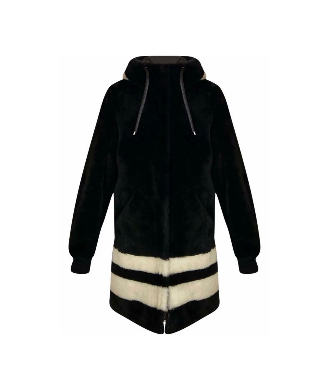 BOGNER Черная меховая шуба, фото 1