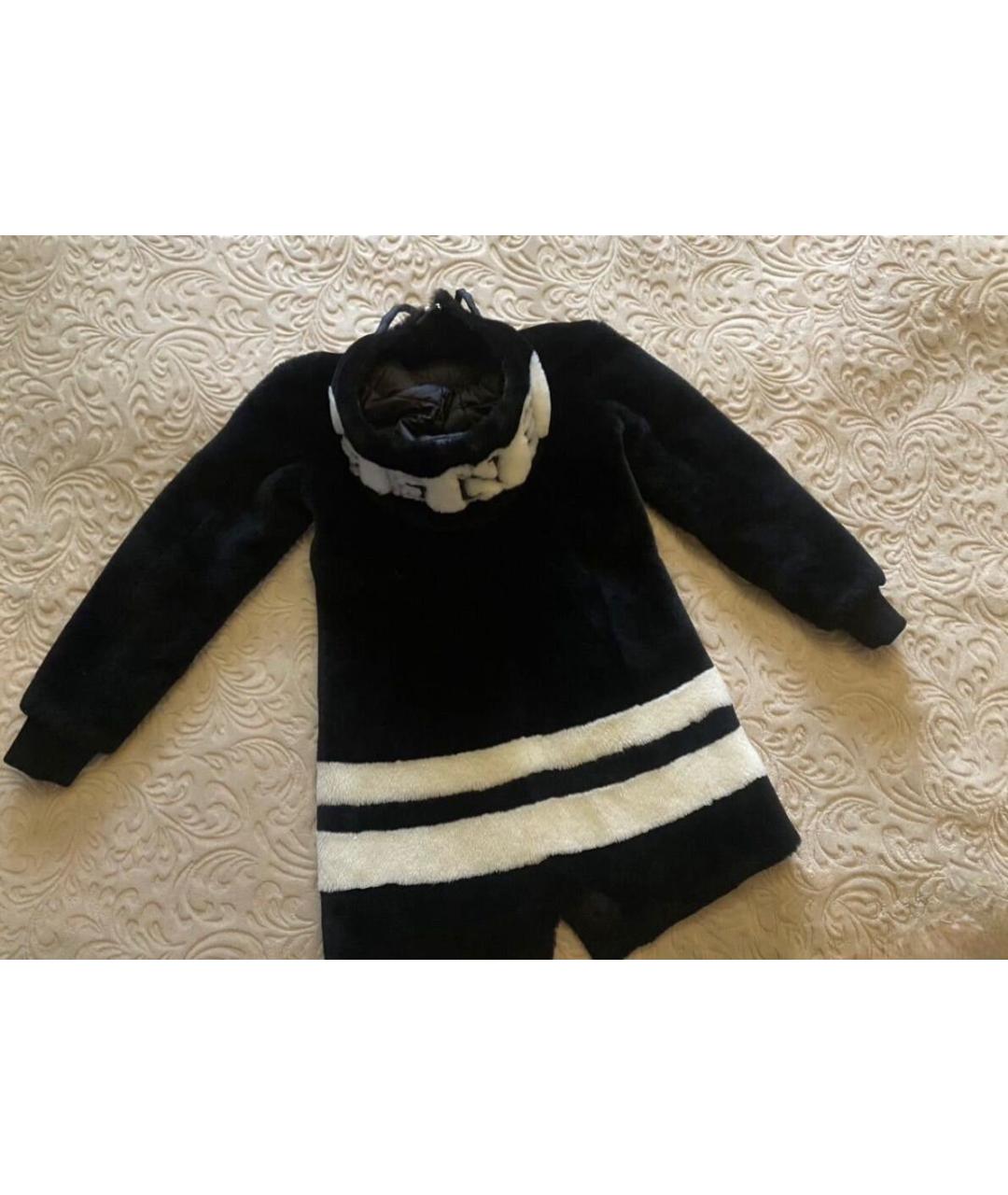 BOGNER Черная меховая шуба, фото 3