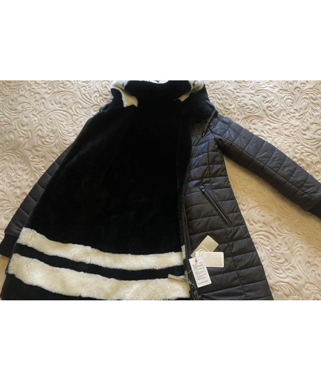 BOGNER Черная меховая шуба, фото 2