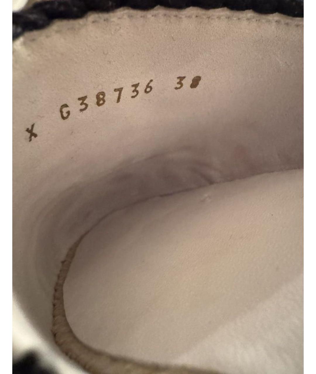 CHANEL Белые текстильные эспадрильи, фото 6