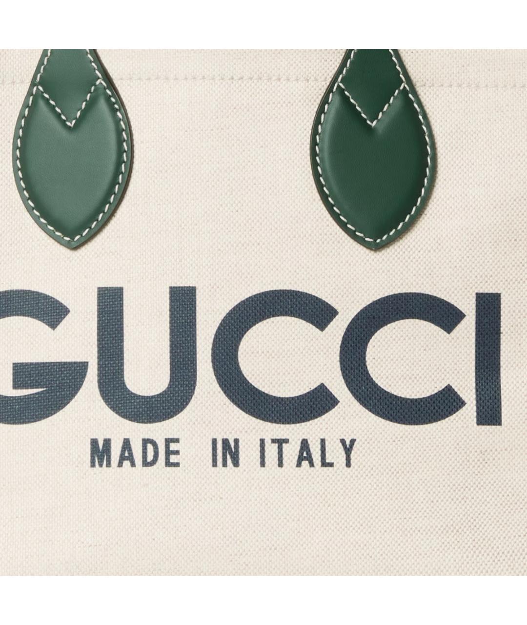 GUCCI Бежевая тканевая сумка через плечо, фото 9