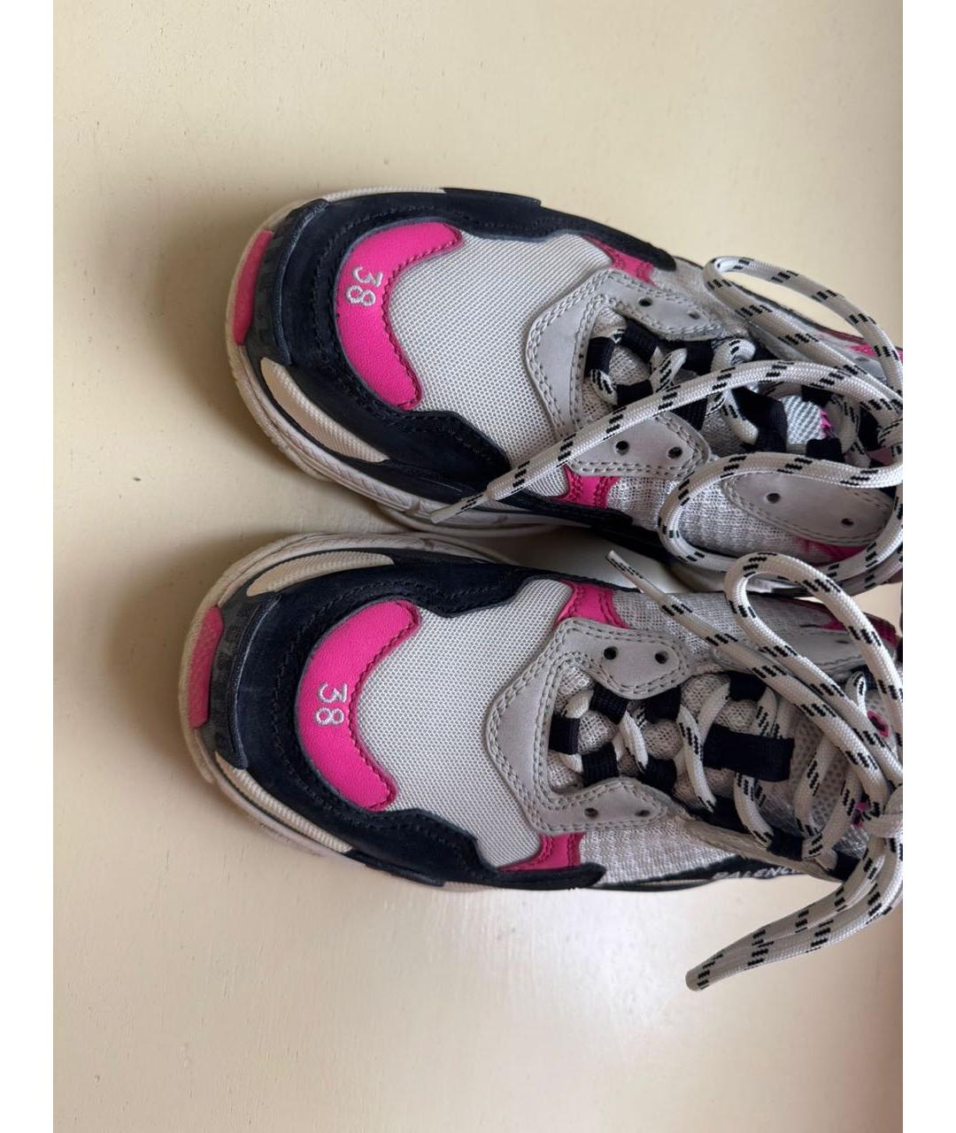 BALENCIAGA Мульти текстильные кроссовки, фото 5