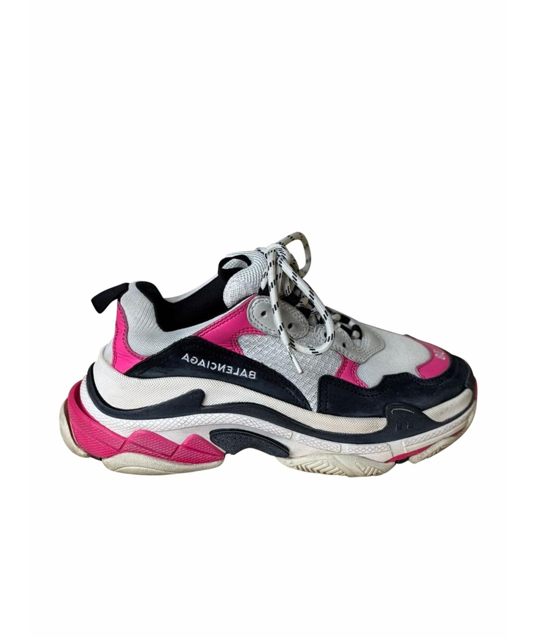 BALENCIAGA Мульти текстильные кроссовки, фото 1