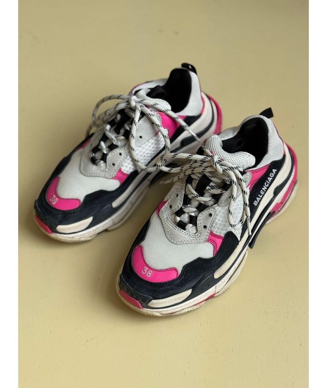 BALENCIAGA Мульти текстильные кроссовки, фото 8