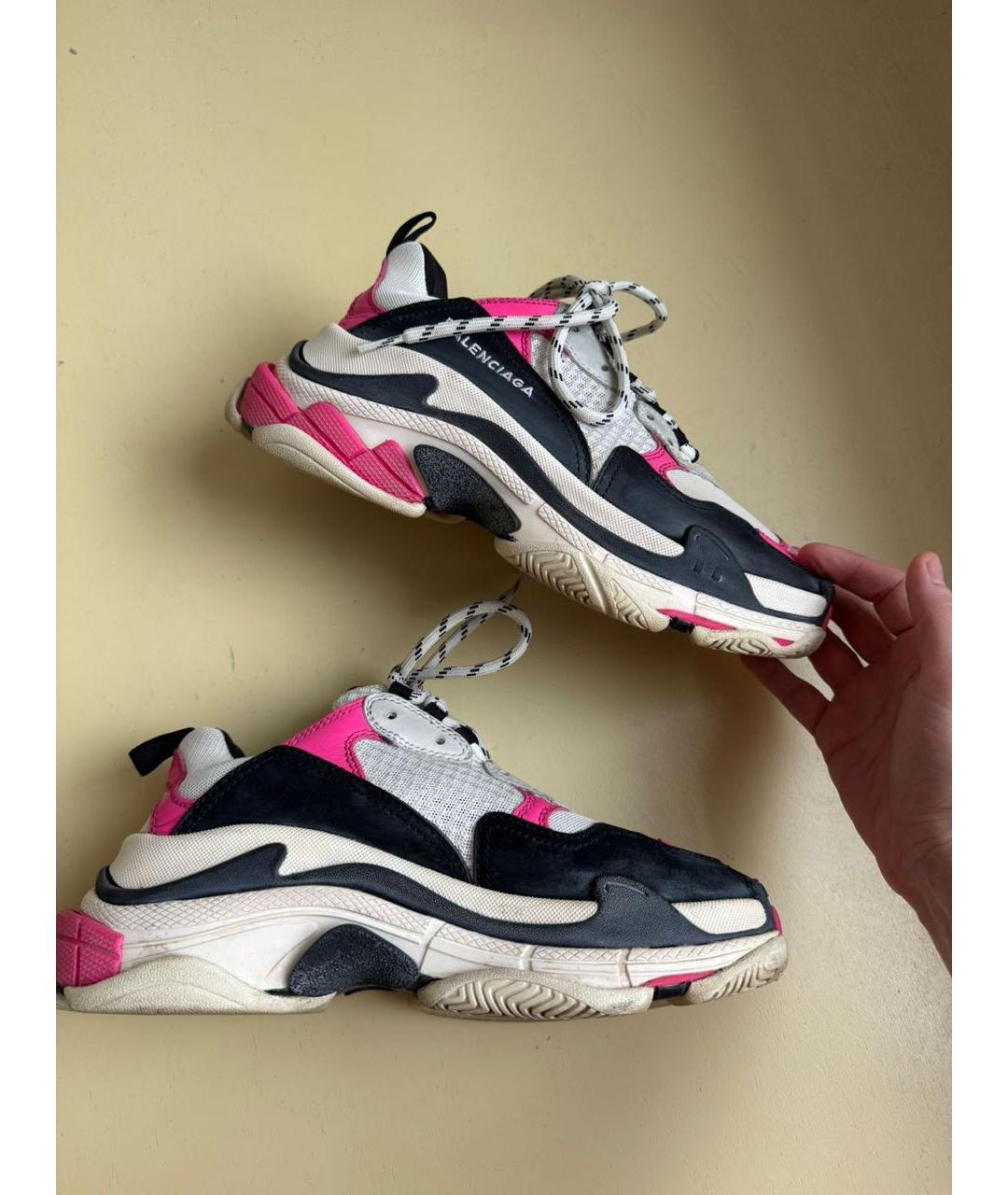 BALENCIAGA Мульти текстильные кроссовки, фото 6