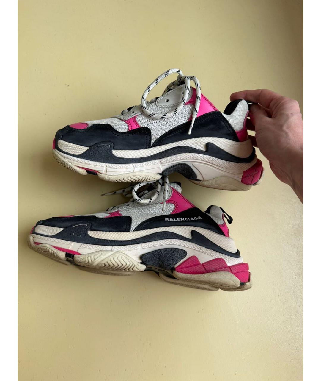 BALENCIAGA Мульти текстильные кроссовки, фото 4