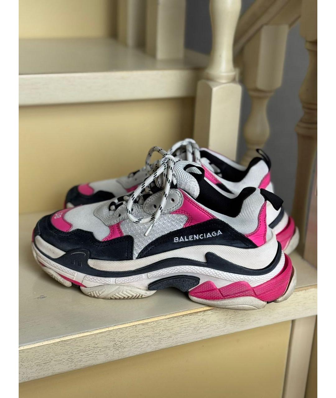 BALENCIAGA Мульти текстильные кроссовки, фото 9