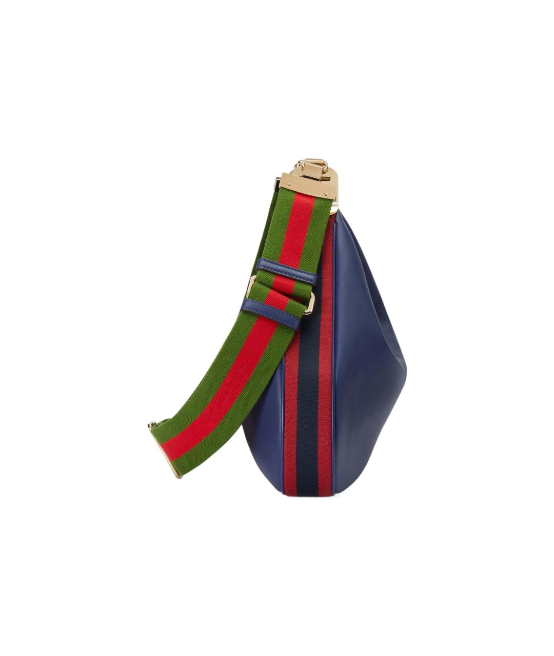 GUCCI Синяя кожаная сумка через плечо, фото 4