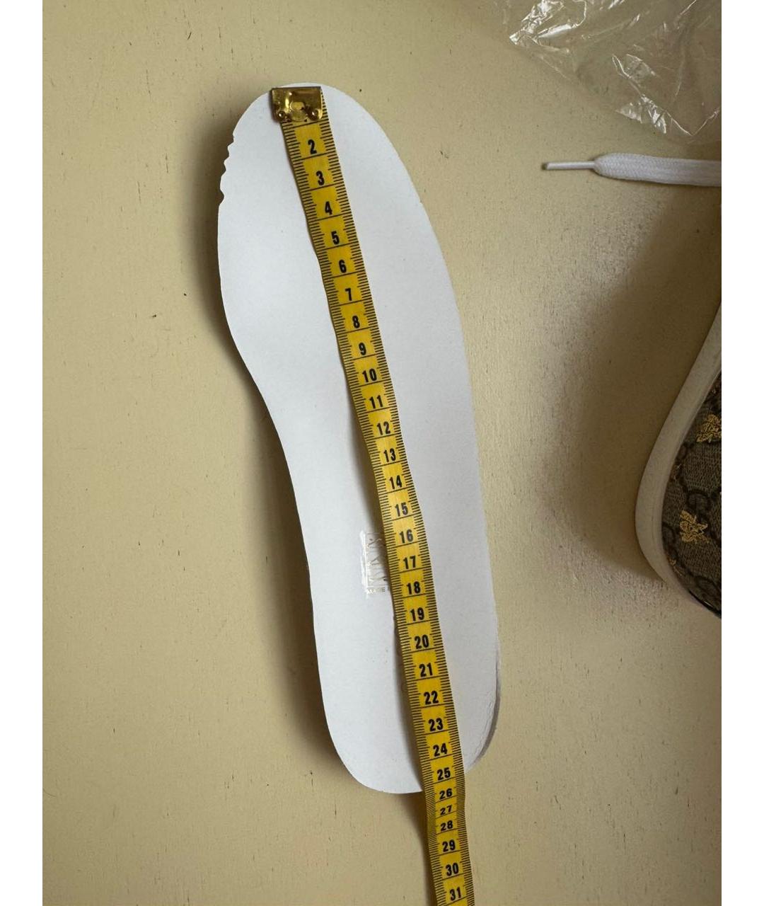 GUCCI Мульти текстильные кеды, фото 8