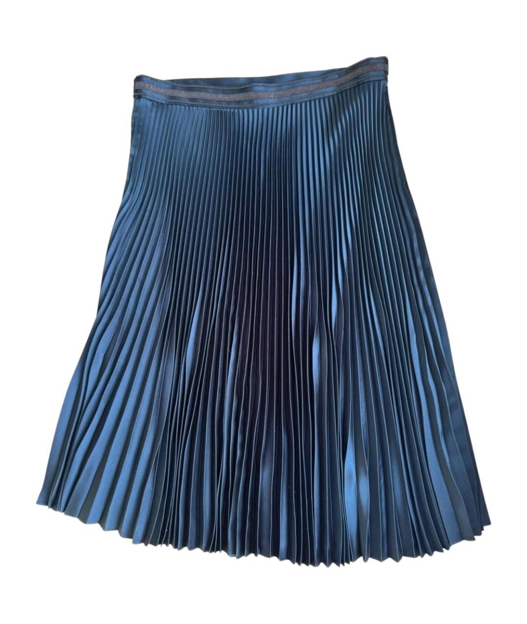 BRUNELLO CUCINELLI Черная полиэстеровая юбка миди, фото 1