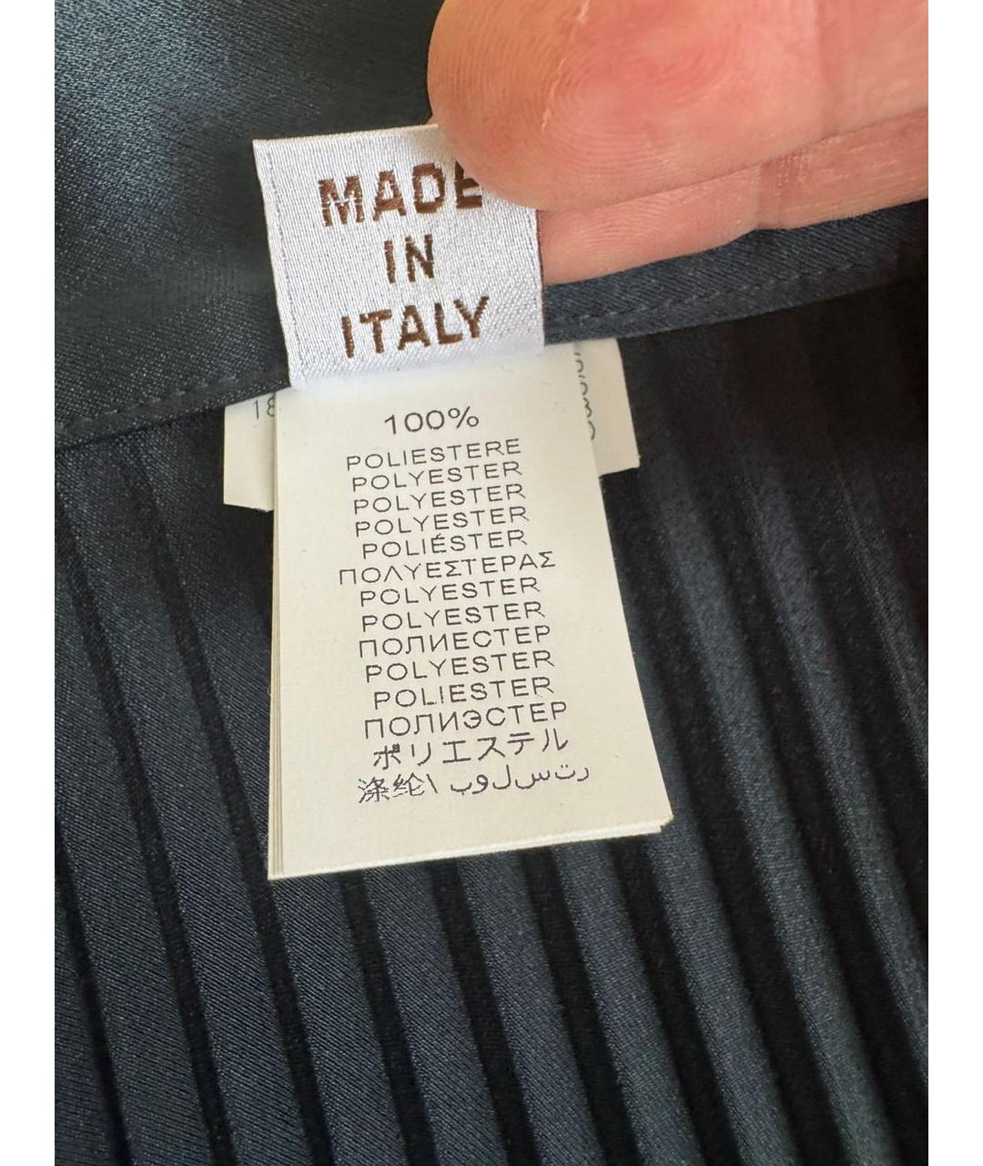 BRUNELLO CUCINELLI Черная полиэстеровая юбка миди, фото 8