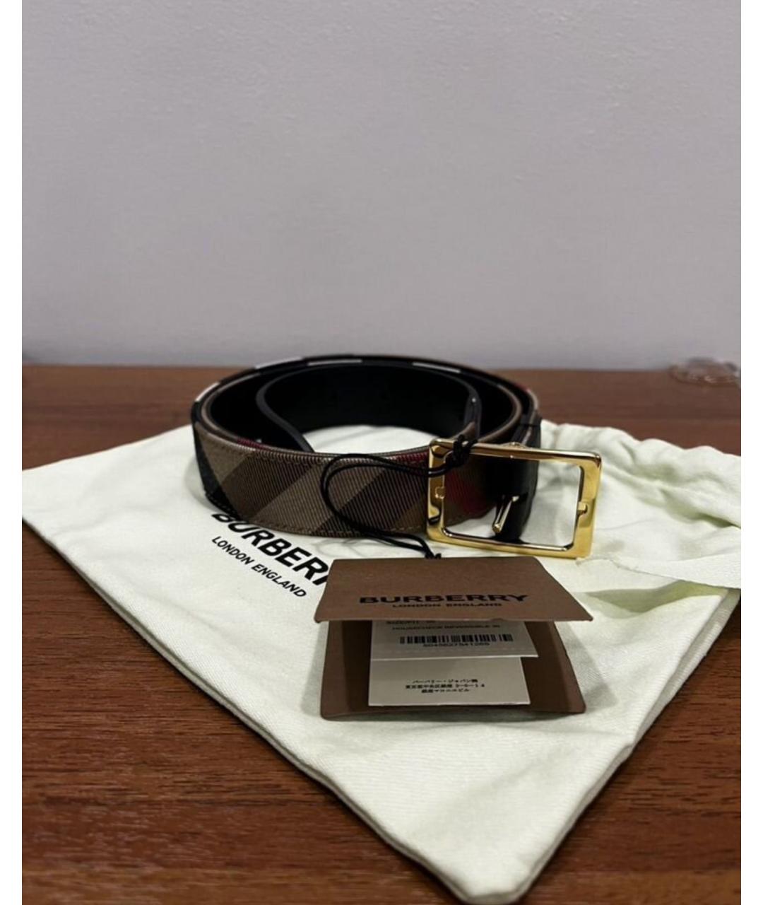 BURBERRY Коричневый ремень, фото 6