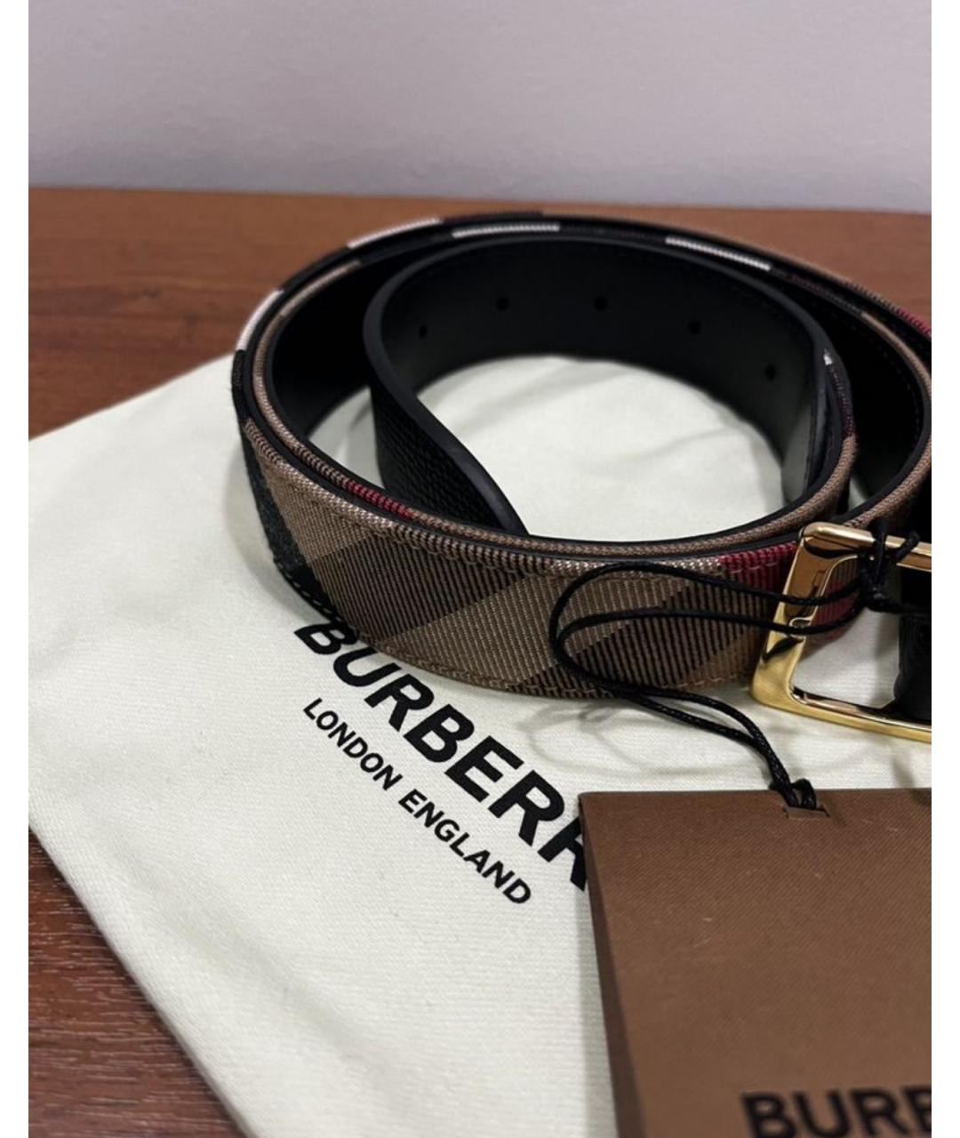 BURBERRY Коричневый ремень, фото 2