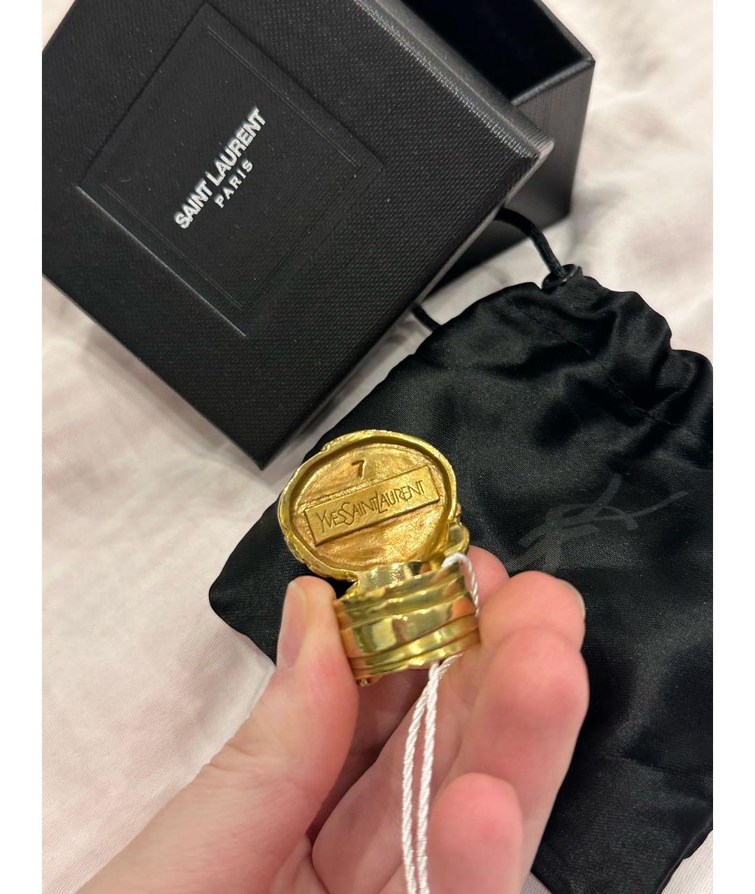 SAINT LAURENT Мульти металлическое кольцо, фото 3