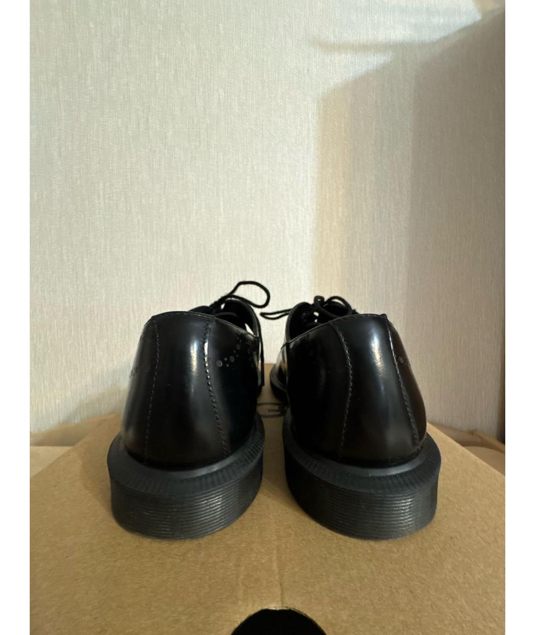DR. MARTENS Черные кожаные брогги и оксфорды, фото 4