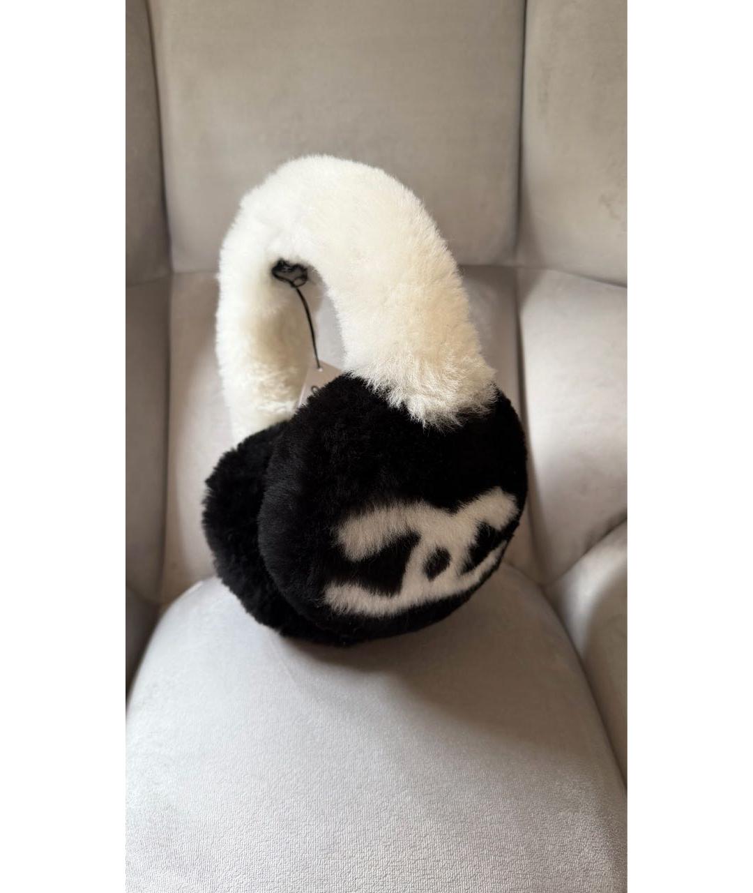 CHANEL Черные шерстяные наушники, фото 1