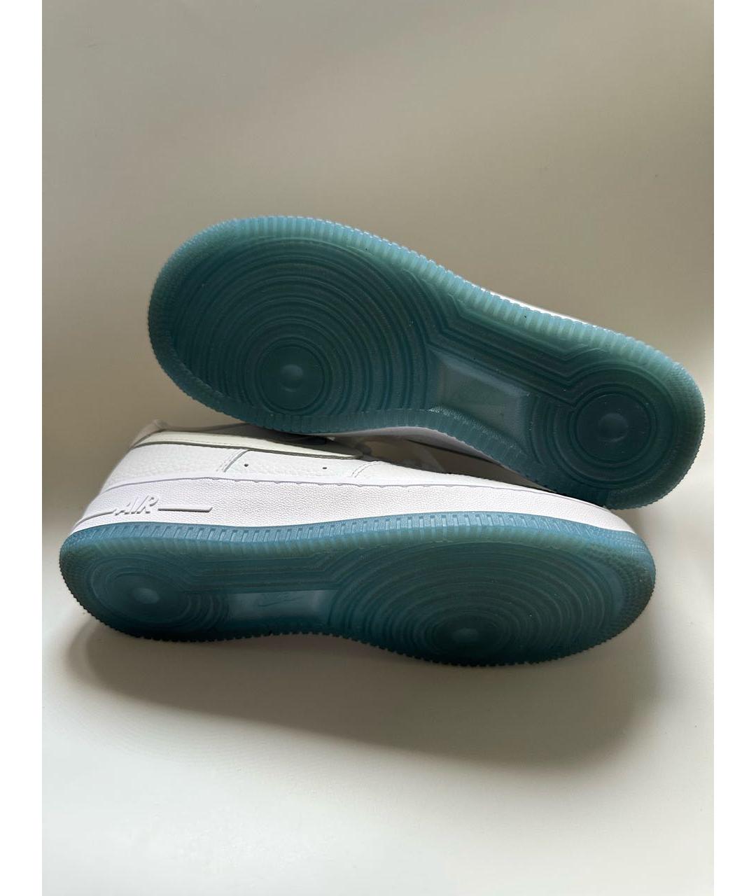 NIKE Белые кожаные кроссовки, фото 3