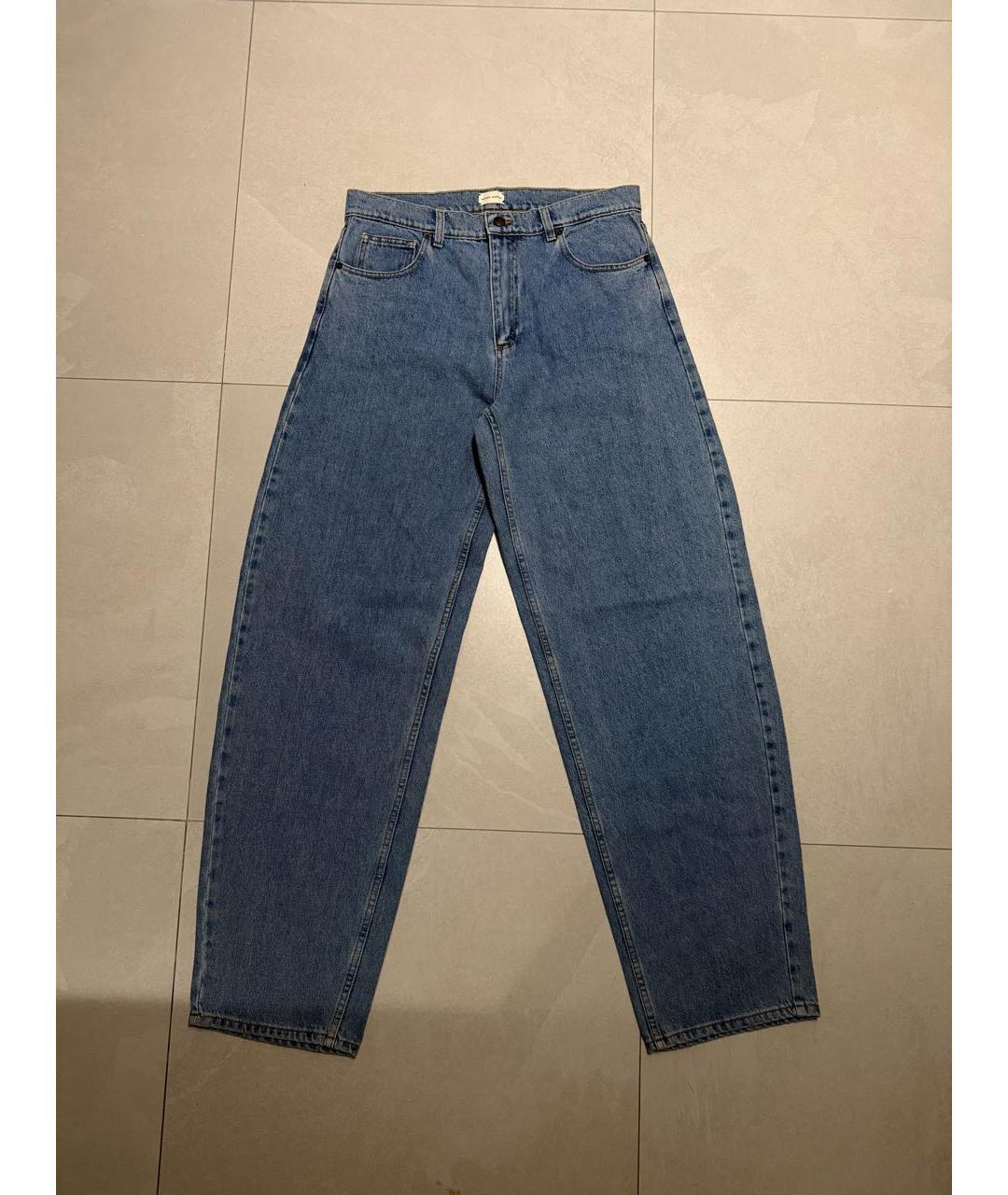 MAGDA BUTRYM Голубые хлопковые прямые джинсы, фото 2