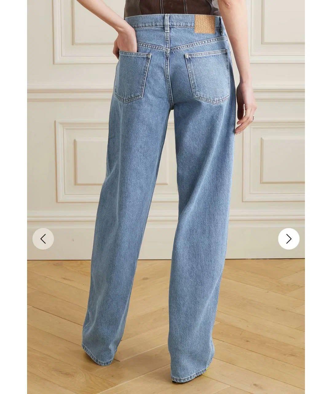 MAGDA BUTRYM Голубые хлопковые прямые джинсы, фото 7