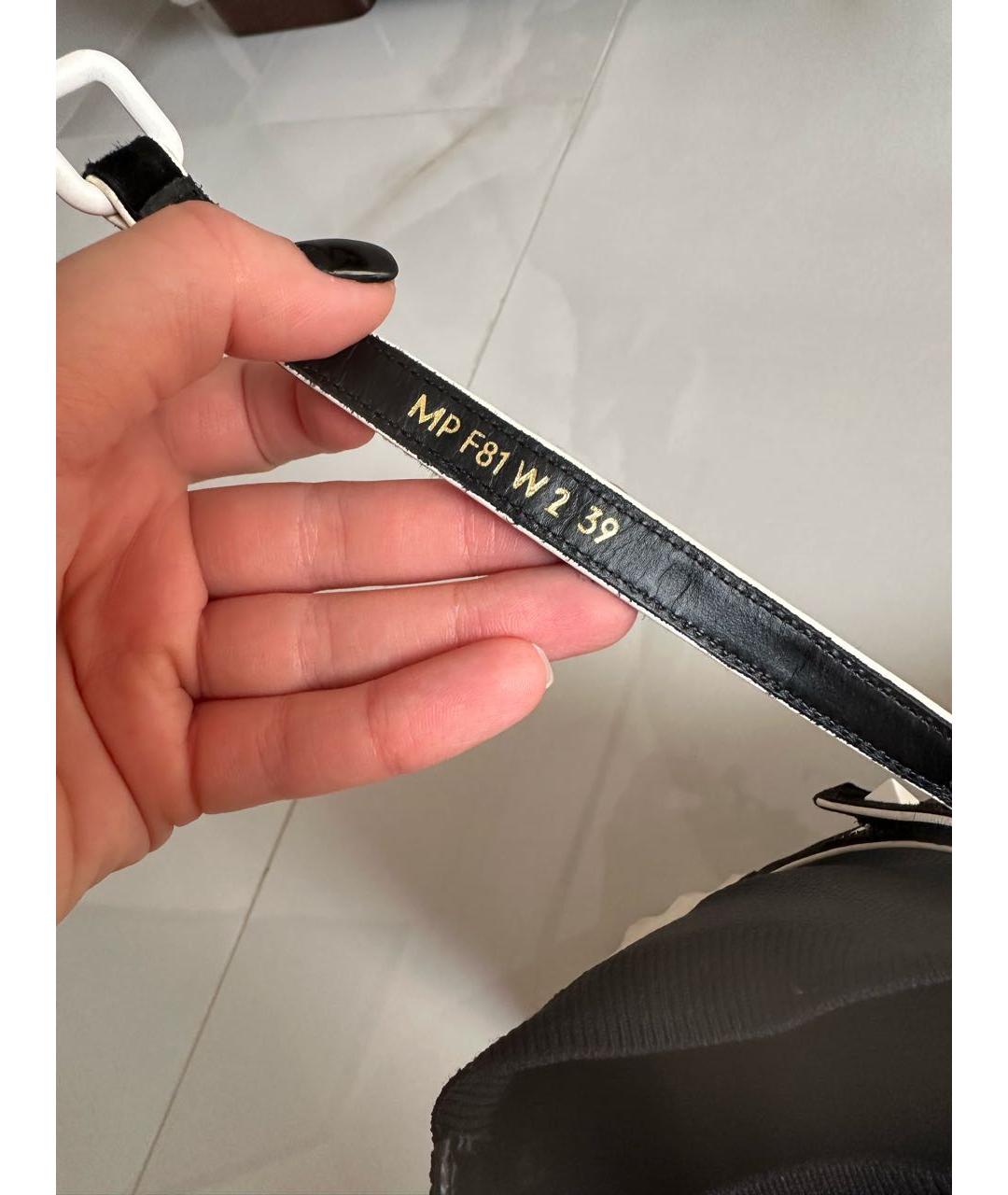 VALENTINO Черные текстильные кроссовки, фото 8