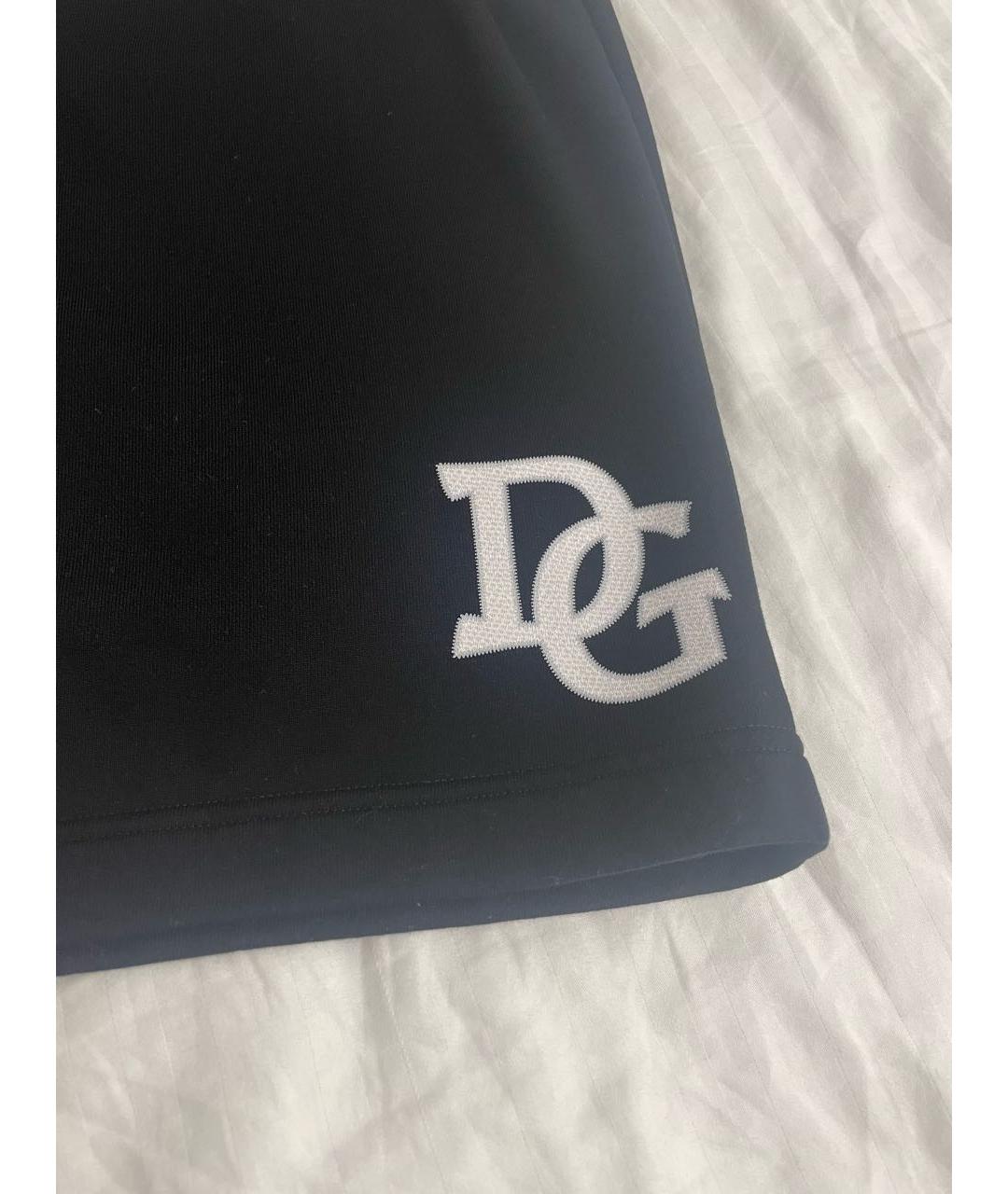 DOLCE&GABBANA Черные хлопковые шорты, фото 6