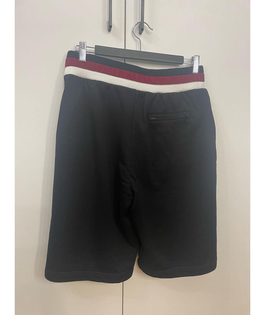 DOLCE&GABBANA Черные хлопковые шорты, фото 2