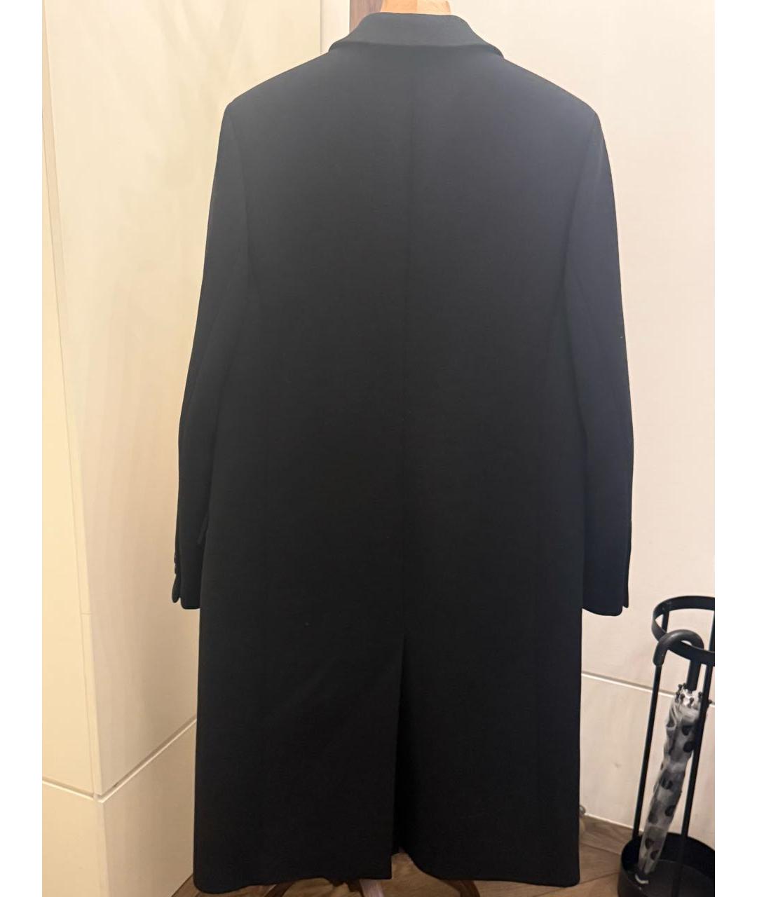 BOTTEGA VENETA Черное шерстяное пальто, фото 3