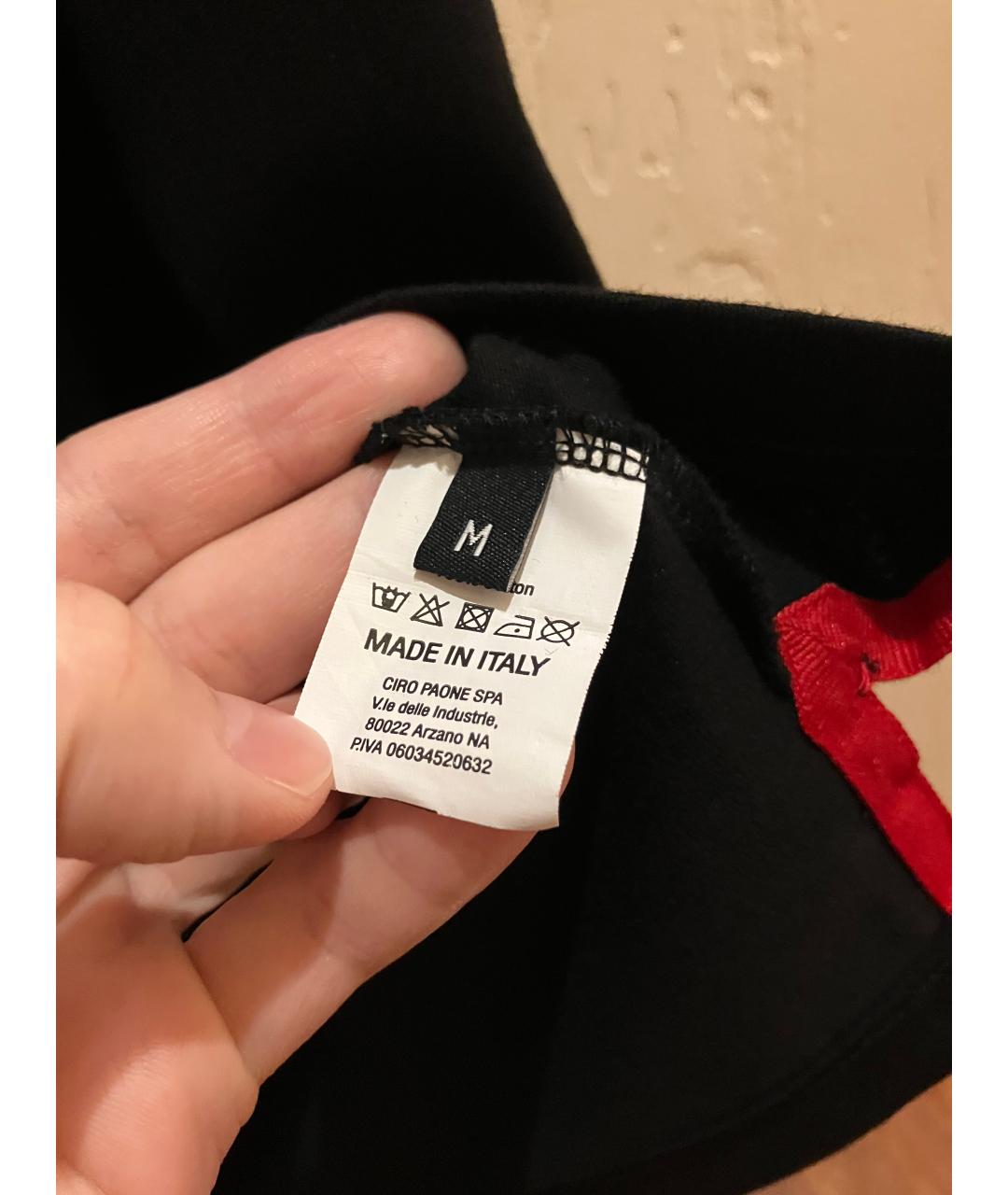 KITON Черная хлопковая футболка, фото 4