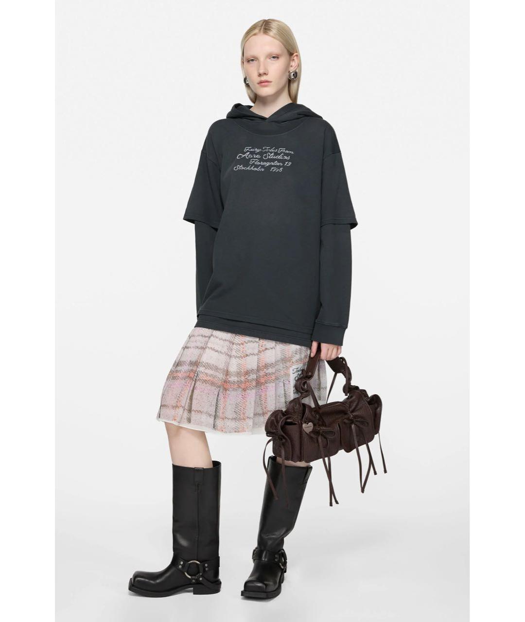 ACNE STUDIOS Черный хлопковый джемпер / свитер, фото 3