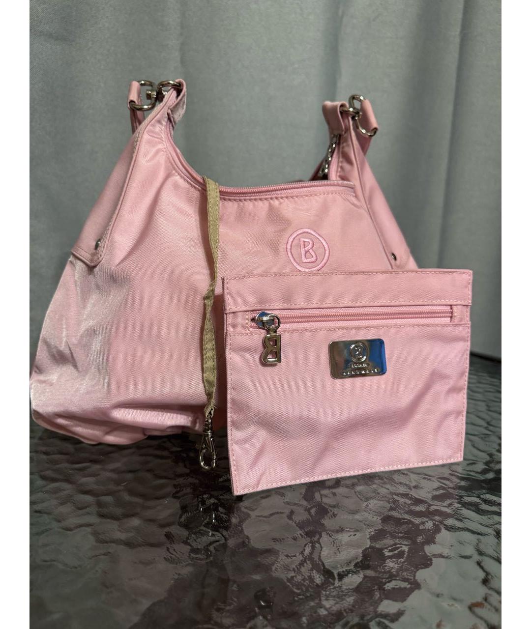 BOGNER Розовая тканевая дорожная/спортивная сумка, фото 5